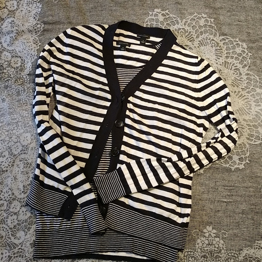 Ann Taylor Tank & Cardigan Set